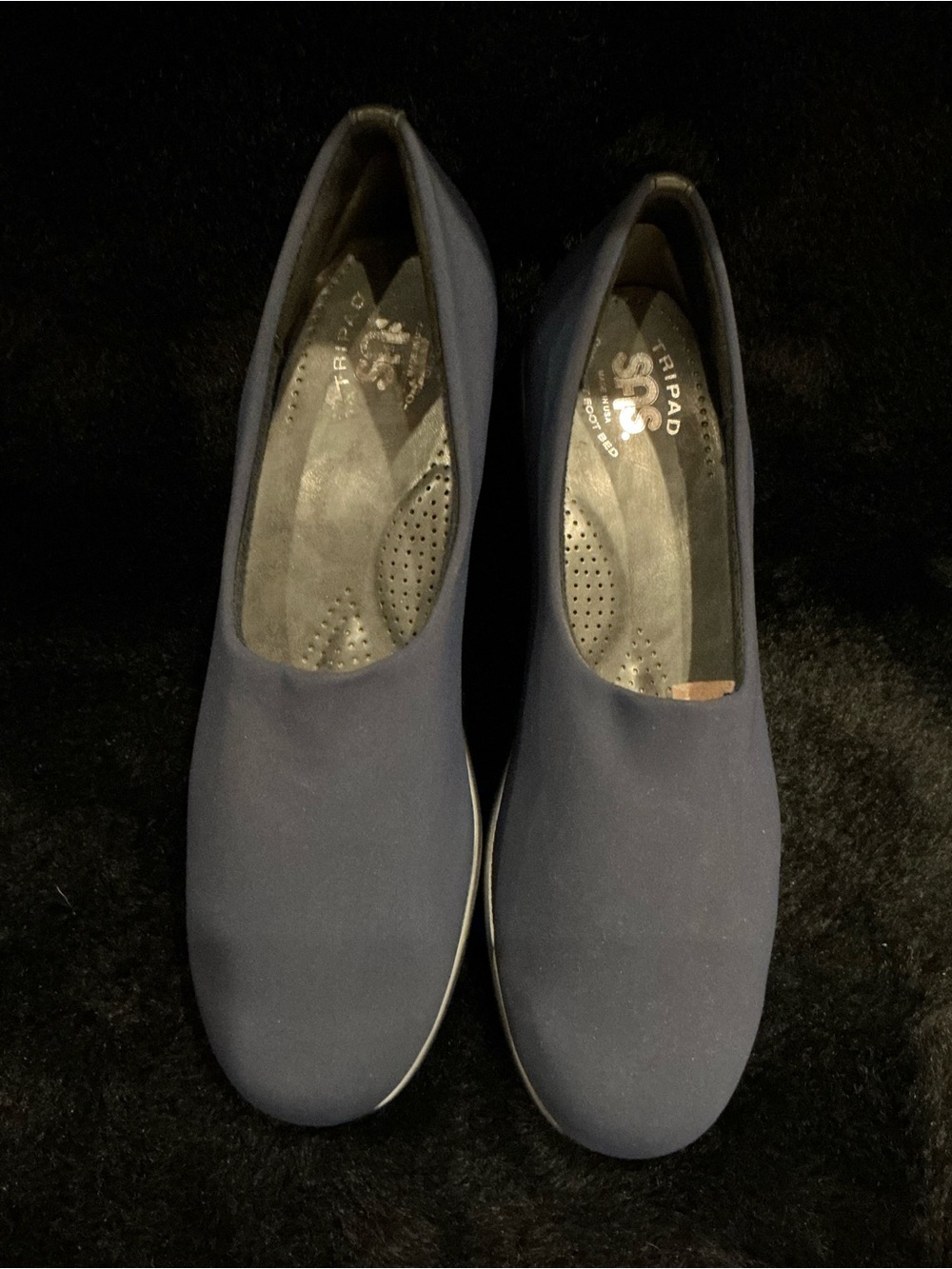 SAS Roamer Navy Slip-On Women's Loafers Size 7